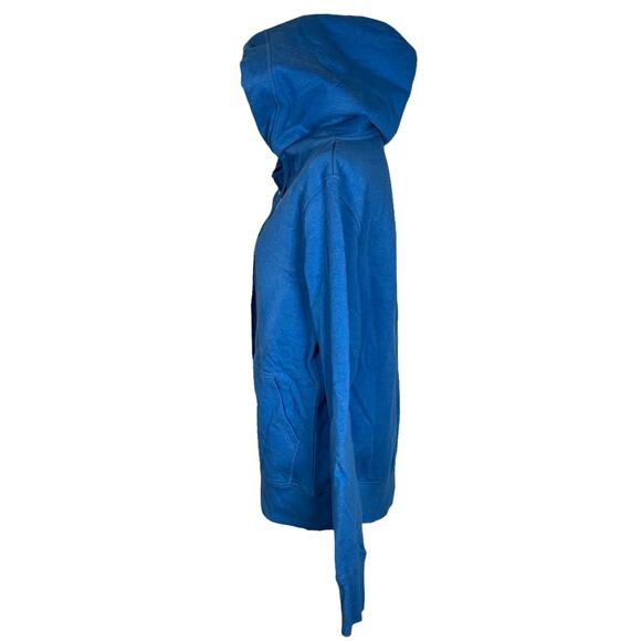 NEW Bolivares Blue Button Up Hoodie Size: M - Picture 4 of 5